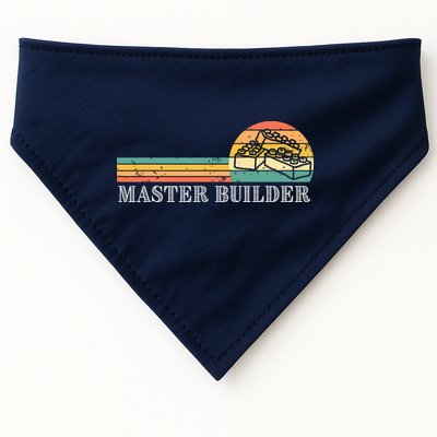 Master Builder Block Building Adults Birthday Gift USA-Made Doggie Bandana