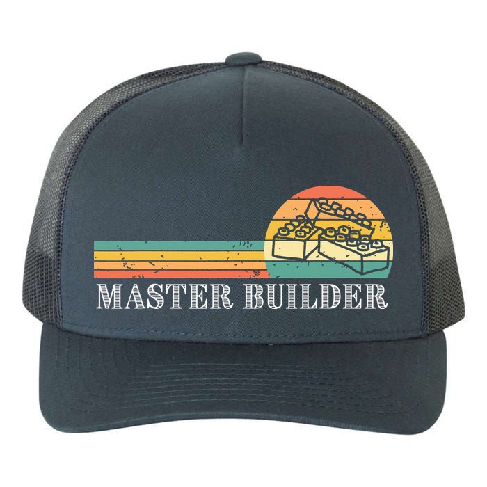 Master Builder Block Building Adults Birthday Gift Yupoong Adult 5-Panel Trucker Hat