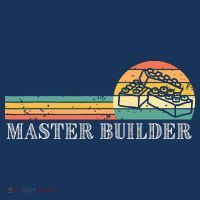 Master Builder Block Building Adults Birthday Gift Performance Shirt