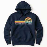 Master Builder Block Building Adults Birthday Gift Hoodie
