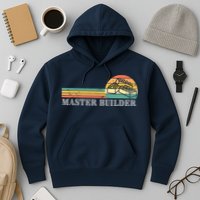 Master Builder Block Building Adults Birthday Gift Hoodie