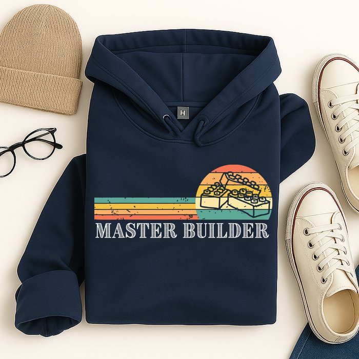 Master Builder Block Building Adults Birthday Gift Hoodie