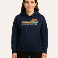 Master Builder Block Building Adults Birthday Gift Hoodie