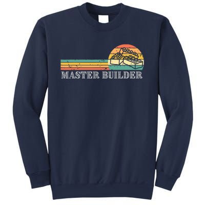 Master Builder Block Building Adults Birthday Gift Sweatshirt