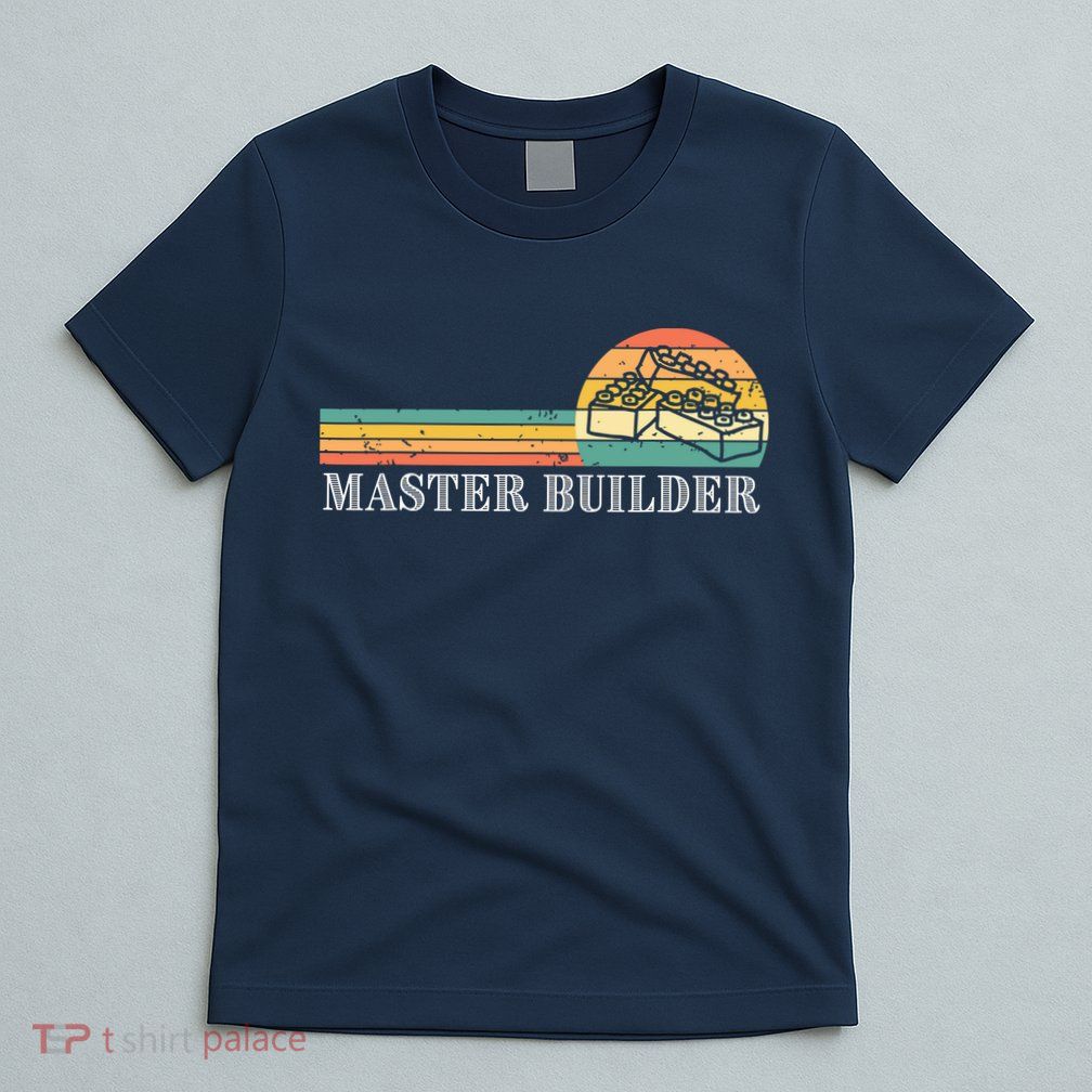 Master Builder Block Building Adults Birthday Gift T-Shirt