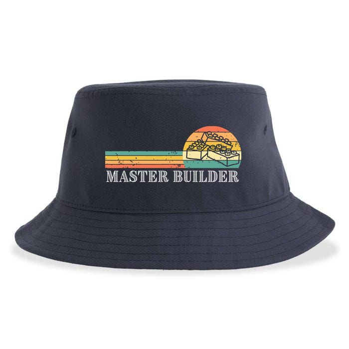 Master Builder Block Building Adults Birthday Gift Sustainable Bucket Hat