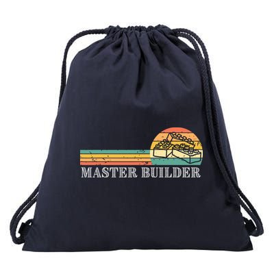 Master Builder Block Building Adults Birthday Gift Drawstring Bag