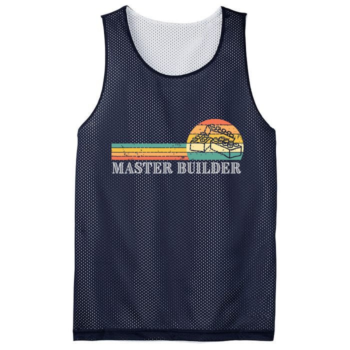 Master Builder Block Building Adults Birthday Gift Mesh Reversible Basketball Jersey Tank