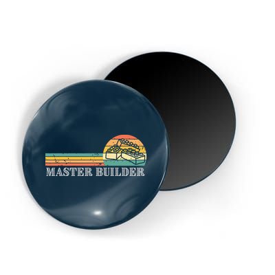 Master Builder Block Building Adults Birthday Gift Magnet
