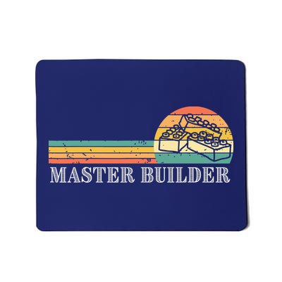 Master Builder Block Building Adults Birthday Gift Mousepad