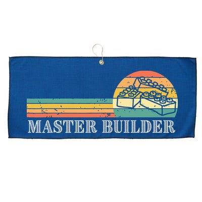 Master Builder Block Building Adults Birthday Gift Large Microfiber Waffle Golf Towel