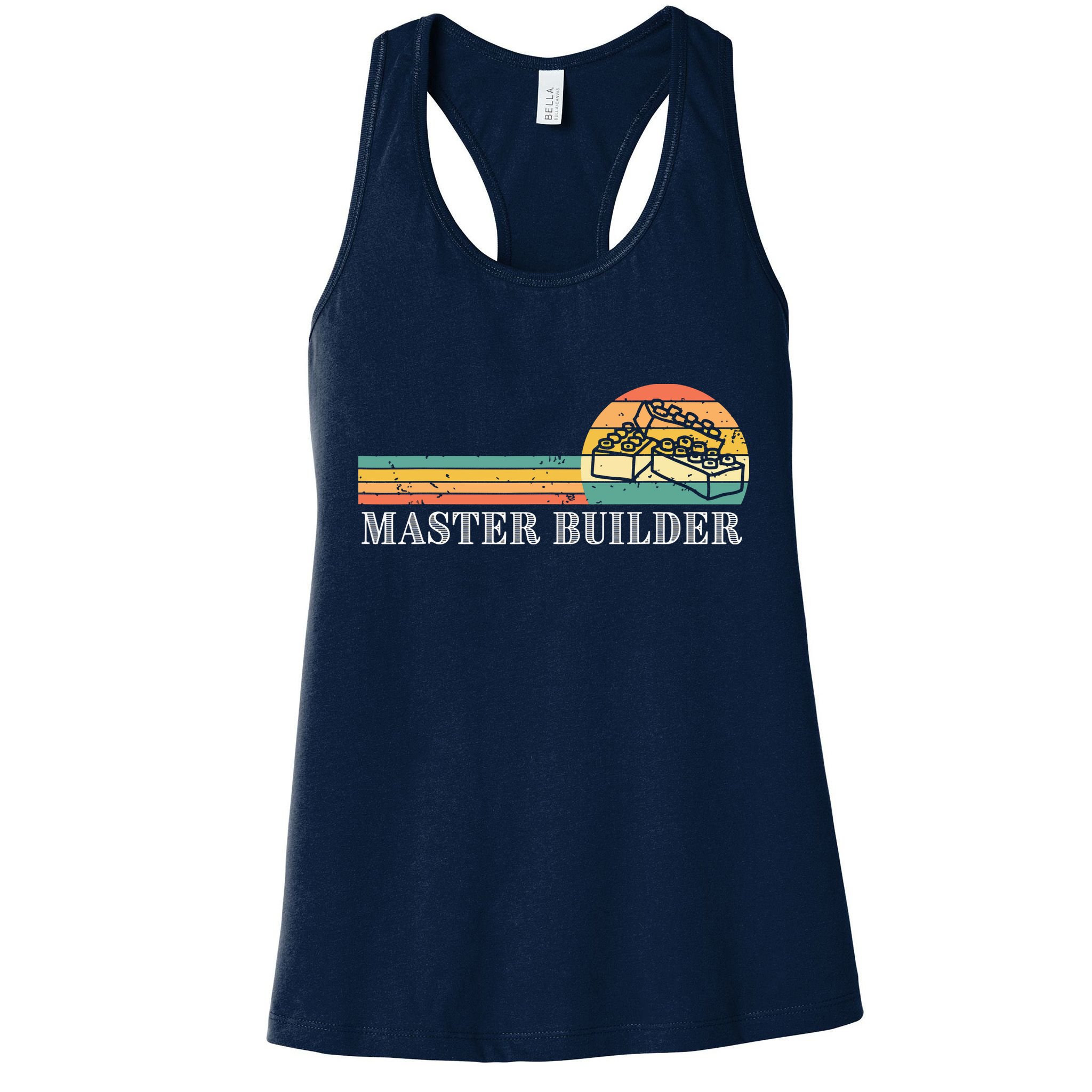 Master Builder Block Building Adults Birthday Gift Womens Tank Top