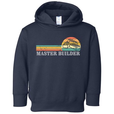 Master Builder Block Building Adults Birthday Gift Toddler Hoodie