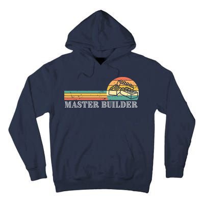 Master Builder Block Building Adults Birthday Gift Tall Hoodie