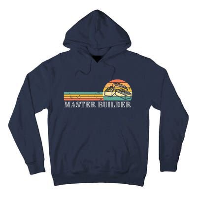 Master Builder Block Building Adults Birthday Gift Tall Hoodie