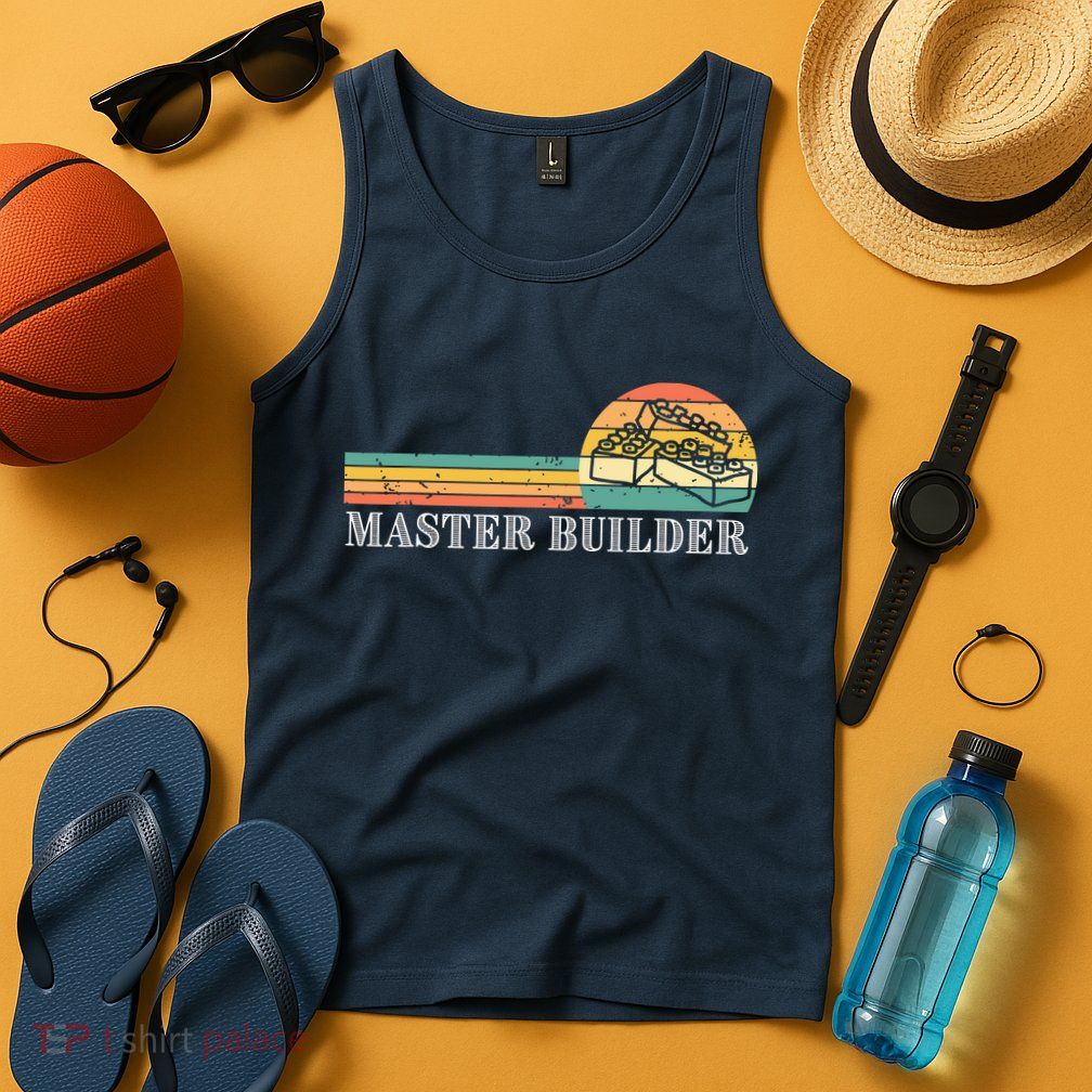 Master Builder Block Building Adults Birthday Gift Tank Top