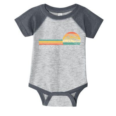 Master Builder Block Building Adults Birthday Gift Infant Baby Jersey Bodysuit