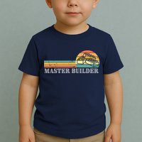 Master Builder Block Building Adults Birthday Gift Toddler T-Shirt