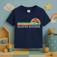 Master Builder Block Building Adults Birthday Gift Toddler T-Shirt