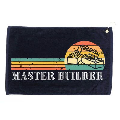 Master Builder Block Building Adults Birthday Gift Grommeted Golf Towel