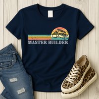 Master Builder Block Building Adults Birthday Gift Womens T-Shirt