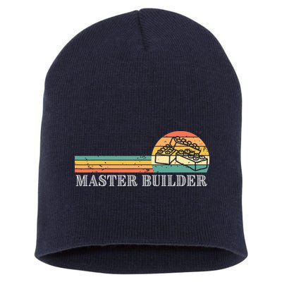 Master Builder Block Building Adults Birthday Gift Short Acrylic Beanie