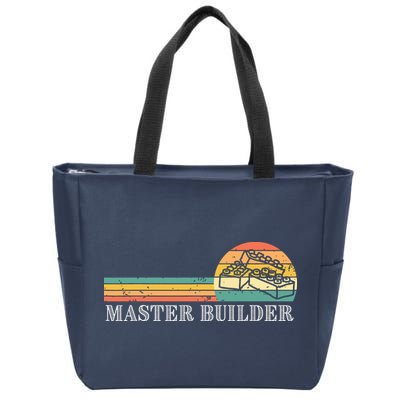 Master Builder Block Building Adults Birthday Gift Zip Tote Bag