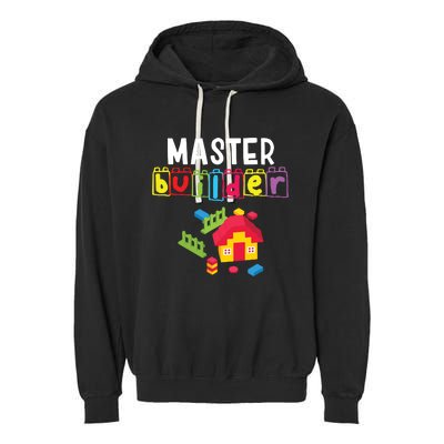 Master Builder Building Blocks Brick Builders Toys Gift Garment-Dyed Fleece Hoodie