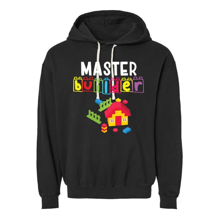 Master Builder Building Blocks Brick Builders Toys Gift Garment-Dyed Fleece Hoodie