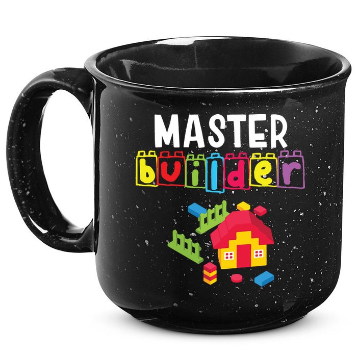Master Builder Building Blocks Brick Builders Toys Gift 15oz Campfire Ceramic Mug