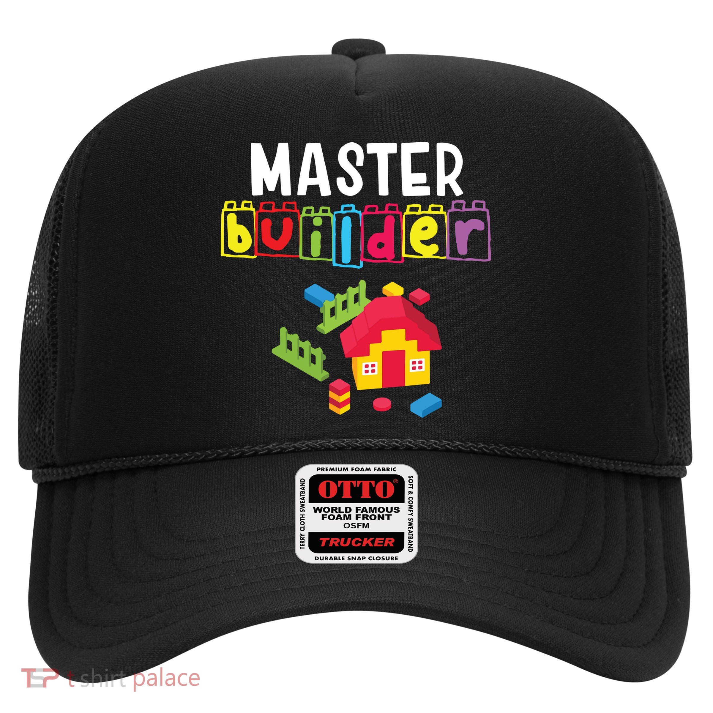 Master Builder Building Blocks Brick Builders Toys Gift Trucker Hat