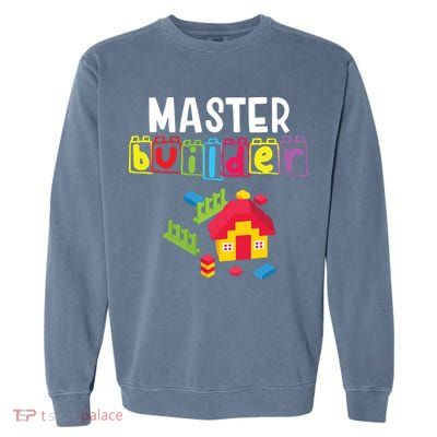 Master Builder Building Blocks Brick Builders Toys Gift Garment-Dyed Sweatshirt