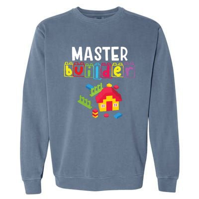 Master Builder Building Blocks Brick Builders Toys Gift Garment-Dyed Sweatshirt