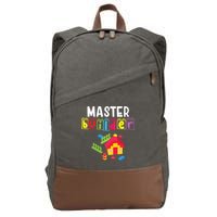 Master Builder Building Blocks Brick Builders Toys Gift Cotton Canvas Backpack