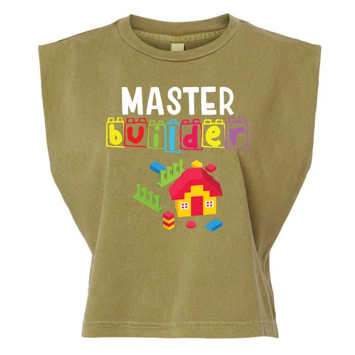 Master Builder Building Blocks Brick Builders Toys Gift Garment-Dyed Women's Muscle Tee