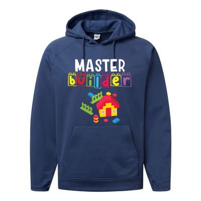 Master Builder Building Blocks Brick Builders Toys Gift Performance Fleece Hoodie