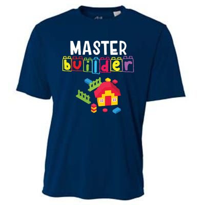 Master Builder Building Blocks Brick Builders Toys Gift Cooling Performance Crew T-Shirt