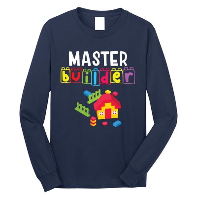 Master Builder Building Blocks Brick Builders Toys Gift Long Sleeve Shirt