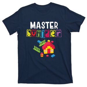 Master Builder Building Blocks Brick Builders Toys Gift T-Shirt