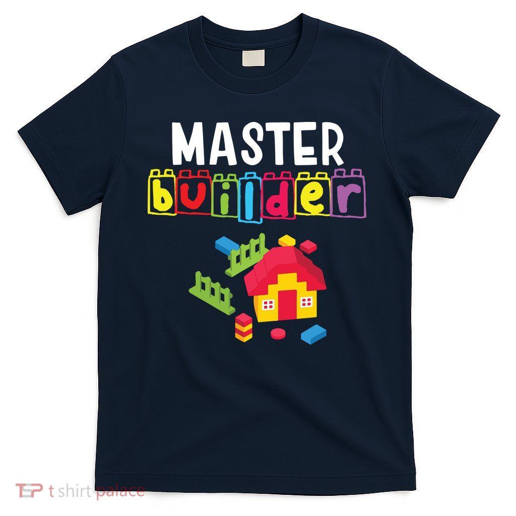 Master Builder Building Blocks Brick Builders Toys Gift T-Shirt