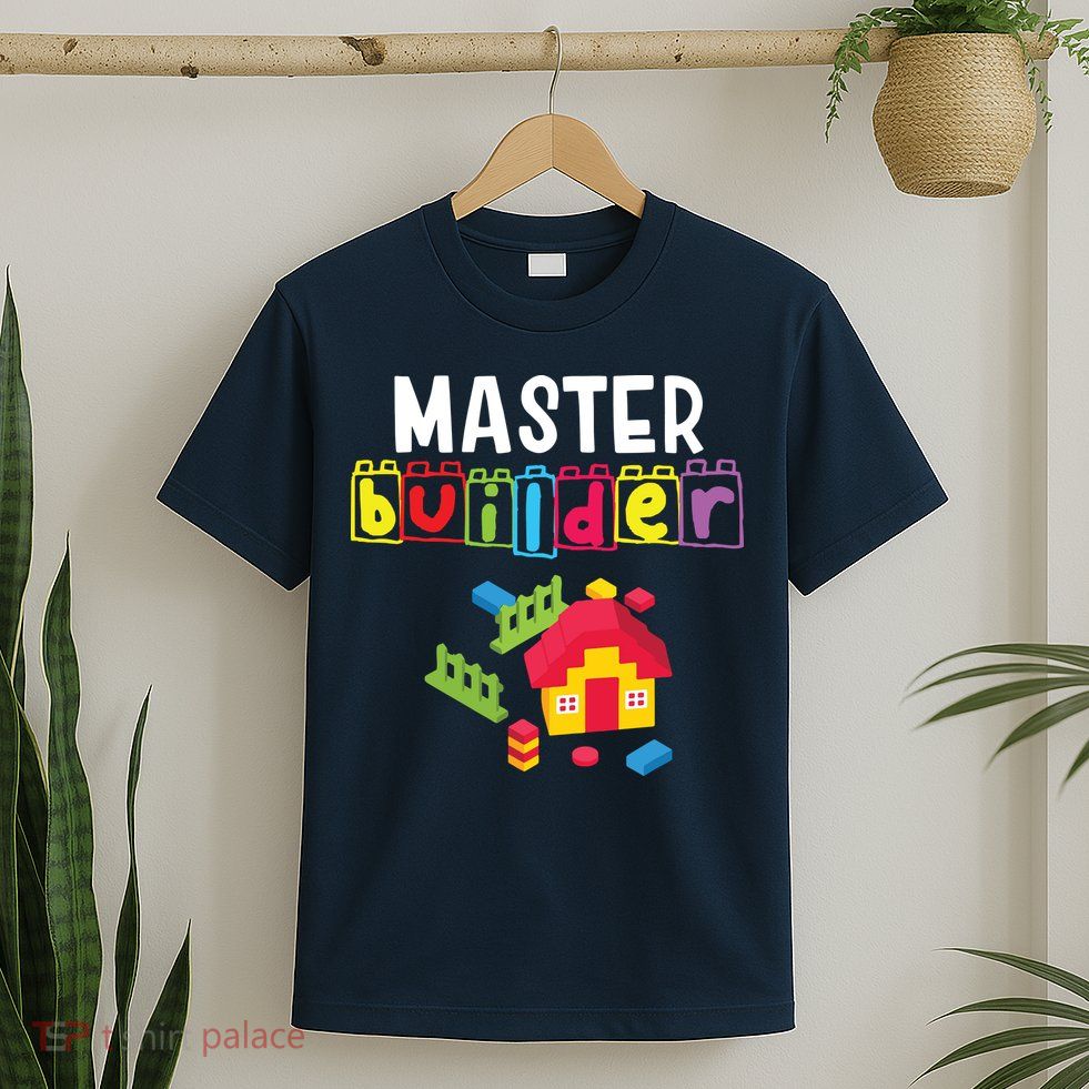 Master Builder Building Blocks Brick Builders Toys Gift T-Shirt
