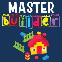 Master Builder Building Blocks Brick Builders Toys Gift 7-Panel Snapback Hat