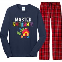 Master Builder Building Blocks Brick Builders Toys Gift Long Sleeve Pajama Set