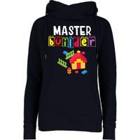 Master Builder Building Blocks Brick Builders Toys Gift Womens Funnel Neck Pullover Hood