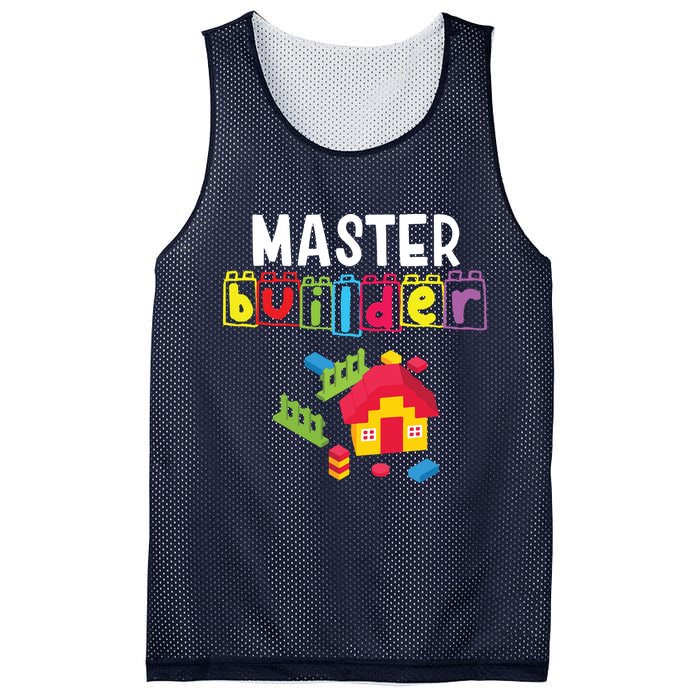 Master Builder Building Blocks Brick Builders Toys Gift Mesh Reversible Basketball Jersey Tank