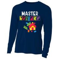 Master Builder Building Blocks Brick Builders Toys Gift Cooling Performance Long Sleeve Crew