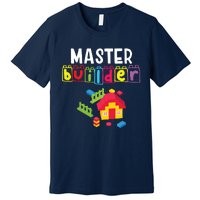 Master Builder Building Blocks Brick Builders Toys Gift Premium T-Shirt