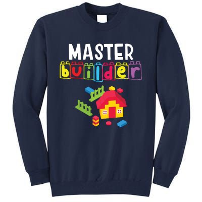 Master Builder Building Blocks Brick Builders Toys Gift Tall Sweatshirt