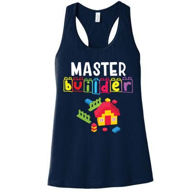 Master Builder Building Blocks Brick Builders Toys Gift Womens Tank Top