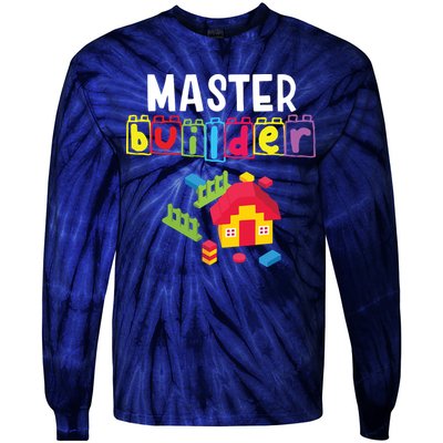 Master Builder Building Blocks Brick Builders Toys Gift Tie-Dye Long Sleeve Shirt